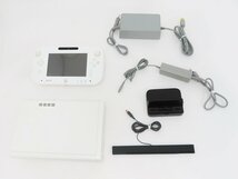 ○【任天堂 ニンテンドー】Wii U本体 32GB シロ_画像7