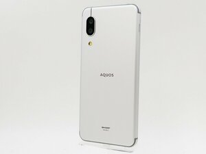 ◇【SHARP シャープ】AQUOS sense3 64GB SIMフリー SH-M12 スマートフォン シルバーホワイト