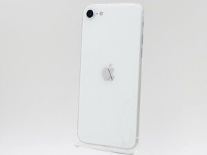 ◇ジャンク【SoftBank/Apple】iPhone SE 第2世代 64GB SIMロック解除済 MHGQ3J/A ホワイト　ネットワーク利用制限△