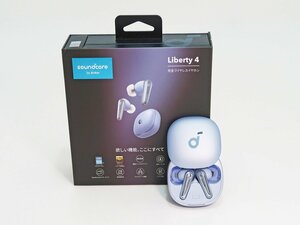 ◇美品【Anker アンカー】Soundcore Liberty 4 A3953N31 イヤホン スカイブルー