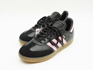 /◆未使用【INTER MIAMI × adidas インテル・マイアミ×アディダス】オリジナルス サンバ IH8157 スニーカー ブラック×ピンク 29cm