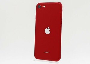 ◇ジャンク【au/Apple】iPhone SE 第3世代 64GB SIMフリー MMYE3J/A スマートフォン プロダクトレッド