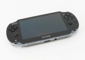 ○【SONY ソニー】PS Vita 3G/Wi-Fiモデル PCH-1100 クリスタル・ブラック