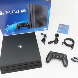 ♪○【SONY ソニー】PS4 Pro本体 1TB CUH-7100B ジェットブラックの画像1