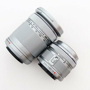 ◇美品【OLYMPUS オリンパス】M.ZUIKO DIGITAL 14-42mm , 40-150mm レンズ2点セット 一眼カメラ用レンズ シルバーの画像5