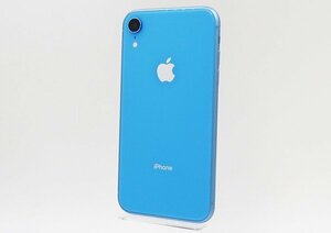 ◇ジャンク【docomo/Apple】iPhone XR 64GB SIMロック解除済 NT0E2J/A スマートフォン ブルー