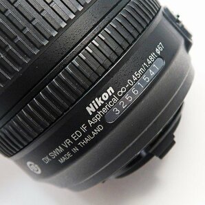 ◇美品【Nikon ニコン】AF-S DX NIKKOR 18-105mm f/3.5-5.6G ED VR 一眼カメラ用レンズの画像6