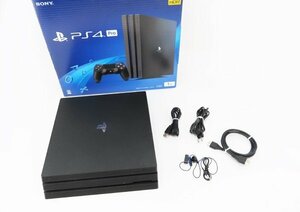 ♪○【SONY ソニー】PS4 Pro本体 1TB CUH-7200B ジェットブラック