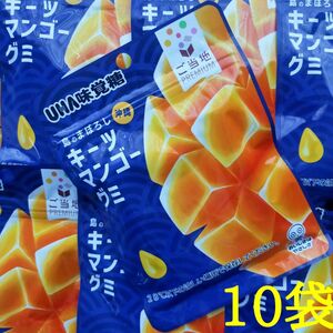 UHA味覚糖　ご当地プレミアム　島のまぼろしキーツマンゴーグミ　10袋セット
