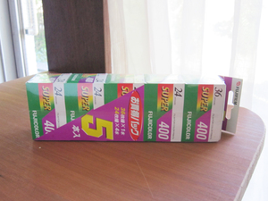  Fuji film SUPER400 36 sheets .. 1 pcs 24 sheets ..4ps.