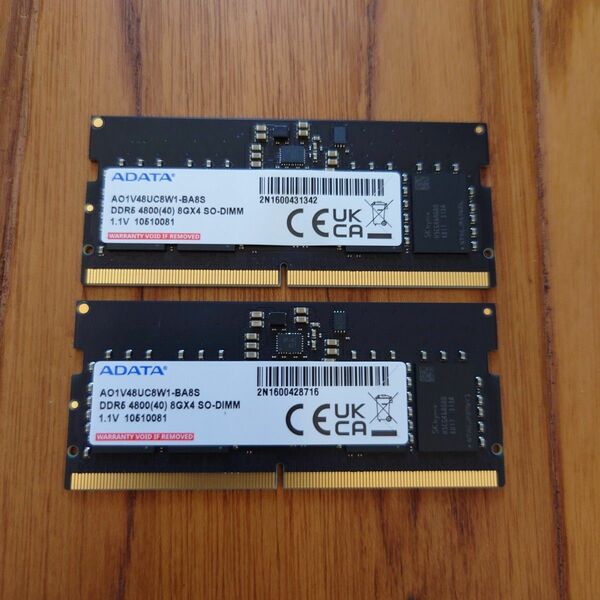 ADATA DDR5 SODIMM PC5-4800 16GB(8GB x2)