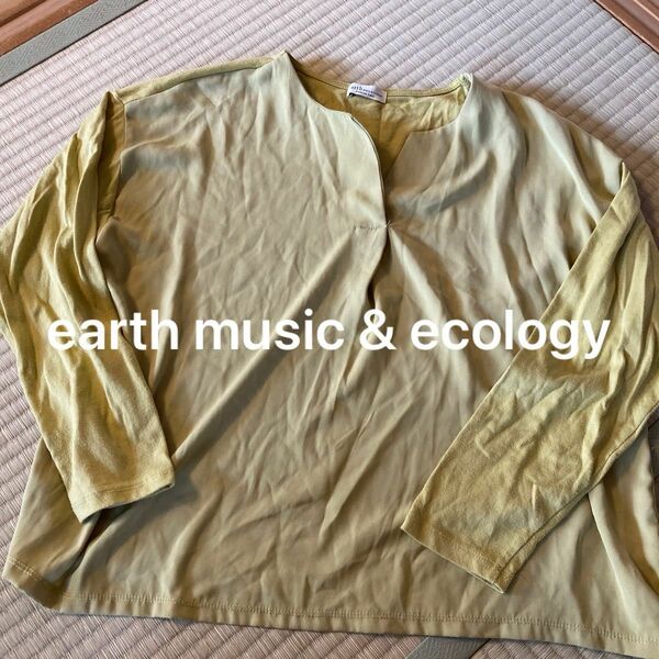 価格相談◎ 美品　アースミュージックエコロジー　レディースカットソートップス　七分袖　earth music & ecology