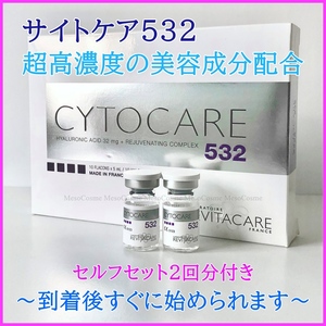 サイトケア CYTOCARE 532 x 2本 超高濃度 ヒアルロン酸 ダーマペン ダーマローラー ダーマスタンプ