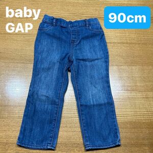 【baby GAP】(USED) デニムパンツ デニム ウエストゴム レギンスパンツ 90cm ジーンズ