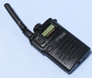 STANDARD special small electric power transceiver FTH-208 junk antenna ..* earphone terminal cover destruction .