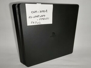【F.W11.02】 SONY PlayStation4 CUH-2100A ジェットブラック 本体のみ ソニー プレイステーション4 封印シール有り PS4