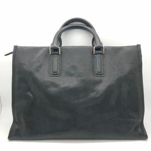  earth shop bag almas Buffalo leather business bag tote bag briefcase Ray bn black black 