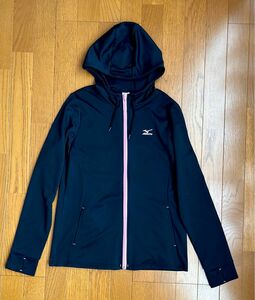 ミズノ MIZUNO ブラック UVパーカー 黒 XL