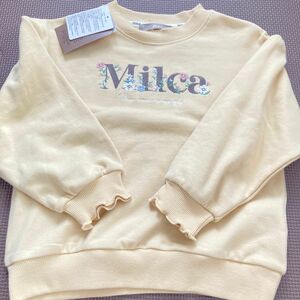 【新品】Milca キッズ　女の子　トレーナー　長袖　トップス　イエロー　黄色　プルオーバー　120