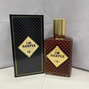 S52/【未開栓】終売品 I.W.HARPER 12年 750ml 43% 箱付き バーボン ウイスキー ケンタッキー I.W.ハーパー