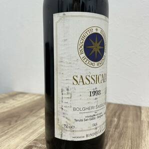 B574【個人保管品】1998 サッシカイア テヌータ サン グイド ワイン 750ml SASSICAIA Tenuta San Guido古酒 の画像2