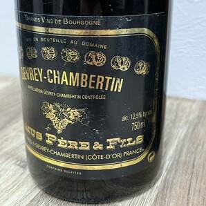 B575【個人保管品】2005 シャルム シャンベルタン ワイン 750ml 古酒 ドメーヌ カミュ GEVREY CHAMBERTIN 2本の画像2