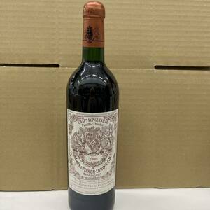 B5184【個人保管品】/ CHATEAU LONGUEVILLE Pauillac Medoc 1995 シャトー ピション ロングヴィル バロン PICHON BARON 750mlワイン 