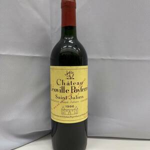 B5186【個人保管品】/ Chateau Leoville Poyferre 1986 シャトー レオヴィル ポワフェレ ワイン 750ml 