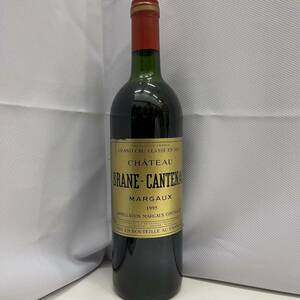 B5【個人保管品】/ CHATEAU BRANE CANTENAC MARGAUX 1995 シャトー ブラーヌ カントナック マルゴー ワイン 古酒 750ml