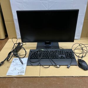 S5/[ private person storage goods ]ASUS VG245ge-ming monitor logicoolge-ming keyboard G502 HERO mouse code cable 