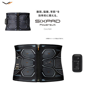 ■MTG■SIXPAD パワースーツ コアベルト Mサイズ コントローラーSET エムティージー シックスパッド Powersuit Core Belt SE-BC