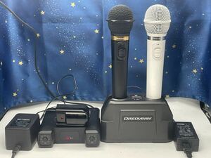 【保証あり】美品　動作品　KCR-200赤外線ワイヤレスマイクセット 2MHz帯　オーディオテクニカ audio-technica Discoverer 充電器付き