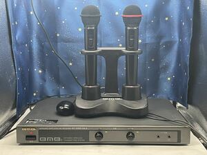 【保証あり】WM-600、WT-5000MKⅡ赤外線ワイヤレスマイクレシーバーセット　エクシング UGA BMB DAM JOYSOUND 