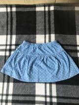 スカート スカートパンツ 女の子用 100サイズ 青 キッズ 子供服_画像2