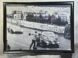 「フォードGT40/ ル・マン24時間優勝」A4サイズ シェルビー 