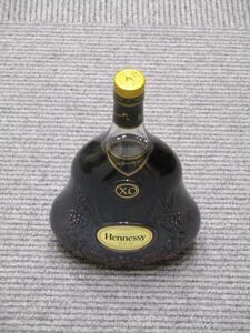 17687　古酒洋酒★Hennessy ヘネシー XO 金キャップ クリアボトル ブランデー 1000ml 40%