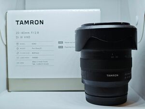 【極美品】TAMRON　20-40mm F2.8 Di ⅲ VXD Model A062