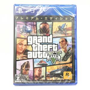 # new goods PS4 soft [ Grand * theft * auto V: premium * edition ] free shipping /1 jpy ~(S04)