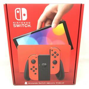 # unused / free shipping [Nintendo Switch body have machine EL model Mario red ] Nintendo switch /1 jpy ~(N1501)