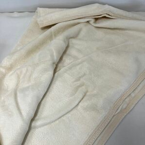 (A2189) シルク毛布 毛布 絹100％ 140x200cm 日本製 未使用品 シングル 寝具 の画像5