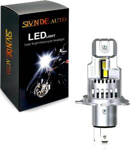 【一体型の最高明るさ】SIVNDEAUTO H4 Hi/Lo切替 LED ヘッドライト バイク H4 led バルブ 車検対応 6