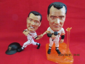  rare super-rare hard-to-find . person Yomiuri Giants Nagashima Shigeo figure 2 piece set 