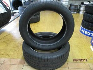 中古タイヤ(235/50R19)8ｍｍ2本セット　50/19　ブリジストン　ブリジストン　アレンザ　23年　太田