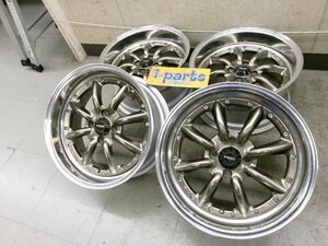 ワタナベ RS-8 II 16インチ 4本 エイトスポーク 7.5J 8.5J 4H 100 +24 希少 ローダスター 野田