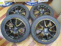 クロススピード/新品タイヤ17インチ４本セット　PCD114.3　GDBインプレッサ　アリスト　235/45R17 　川越_画像1