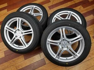 アドレナリン・SW005/BS17インチ4本セット　7.5J　トランザ　205/55R17　ステップワゴン　ストリーム　川越