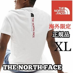 THE NORTH FACE ザ ノースフェイス メンズ 半袖 Tシャツ バッグデザイン 海外限定 正規品 完売品 ホワイト 白 L XL コットン クールネック