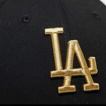 NEW ERA Los LA 9FORTY 大谷 海外モデル ニューエラ キャップ 帽子 ハット メンズ レディース ブラック ゴールド ドジャース 黒 金 正規品_画像3