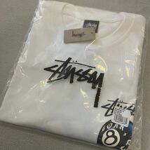 STUSSY ステューシー STUSSY & BORN X RAISED 8 BALL TEE ボーン X レイズド X 8 ボール Tシャツ 半袖 ホワイト XL メンズ レディース_画像7