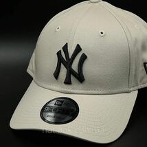 送料無料 NEW ERA ニューエラ 帽子 キャップ 9FORTY Yankees フリーサイズ クリーム ベージュ メンズ レディース 正規品 海外限定_画像2